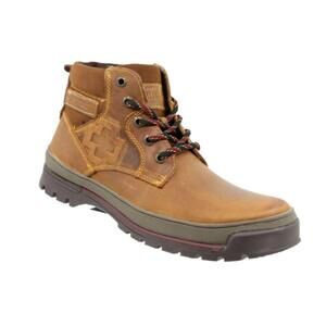 NEW SWISSBRAND men's urban boot grisones in brown